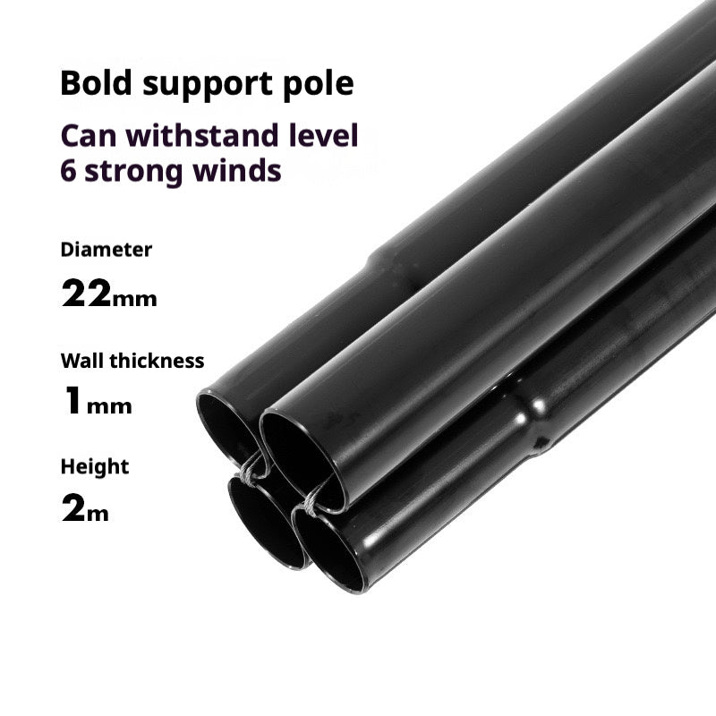 Black Dog Full Black Pyramid Tent