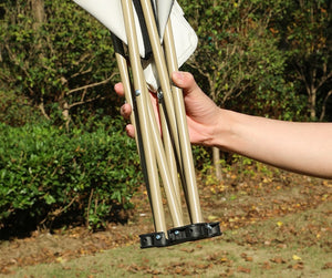 Outdoor Picnic Foldable Stool Camping Chair - Black【Borderline Selection】