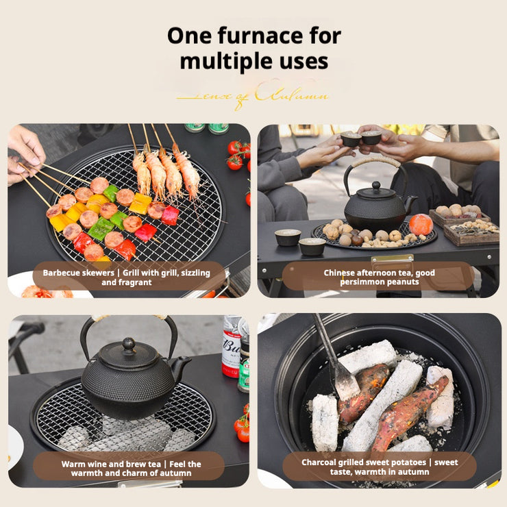 Foldable Portable Korean Bbq Rack【Borderline Selection】