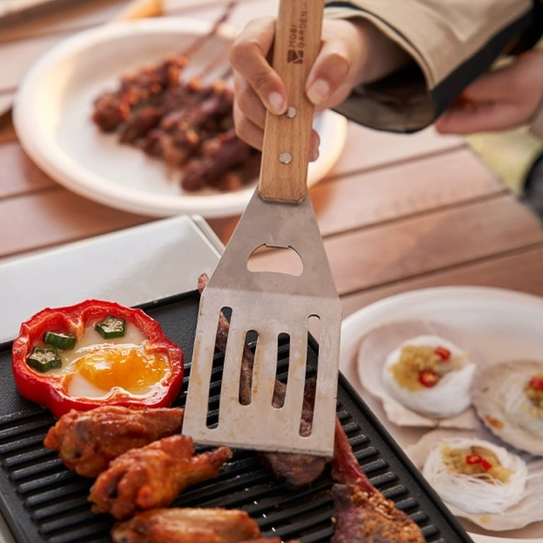 Ensemble d'outils de barbecue quatre pièces Mobi Garden