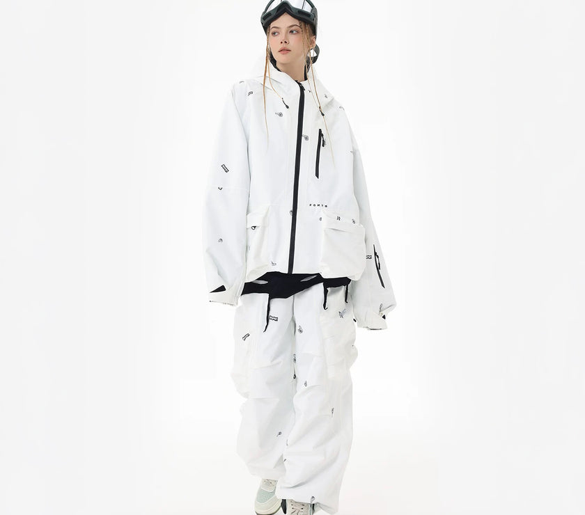 POMT CleanF Oversize 2L Snow Jackets – Unisex