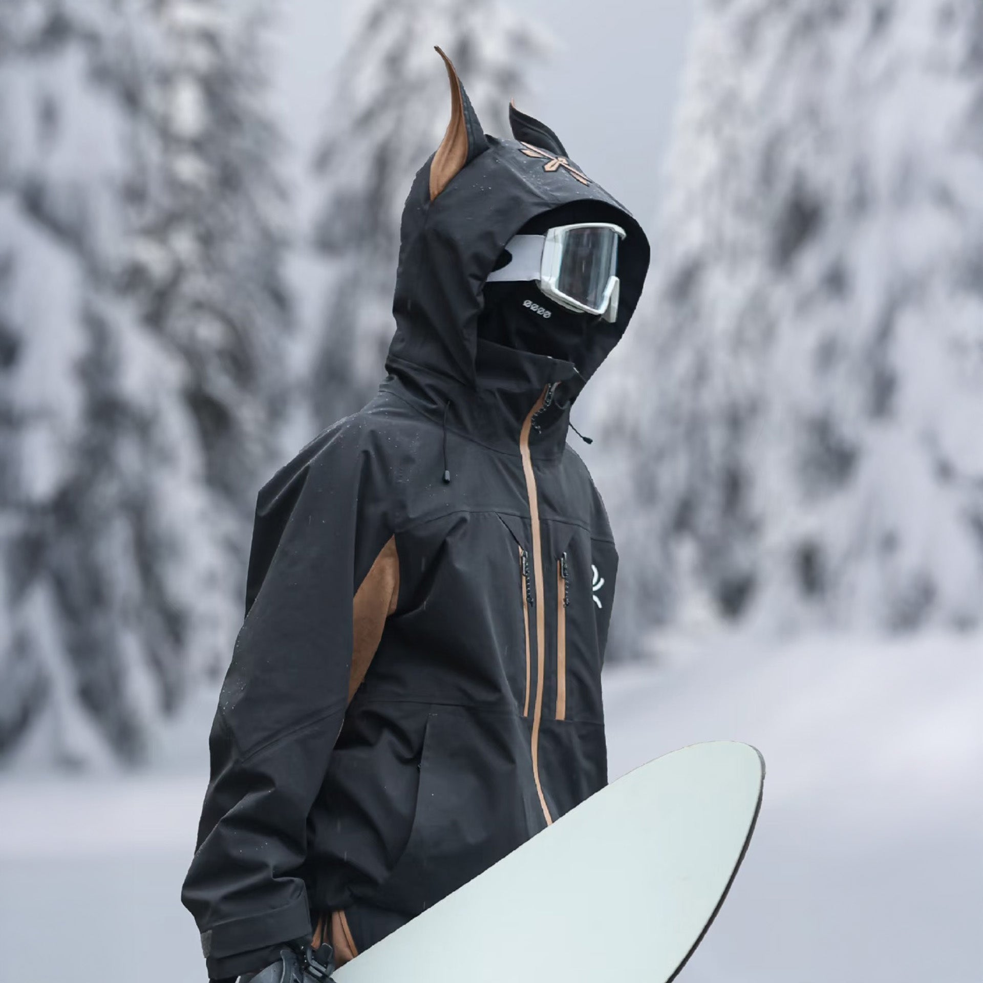 YEYEPOP Doberman Insulated Ski & Snowboard Jacket - Unisex
