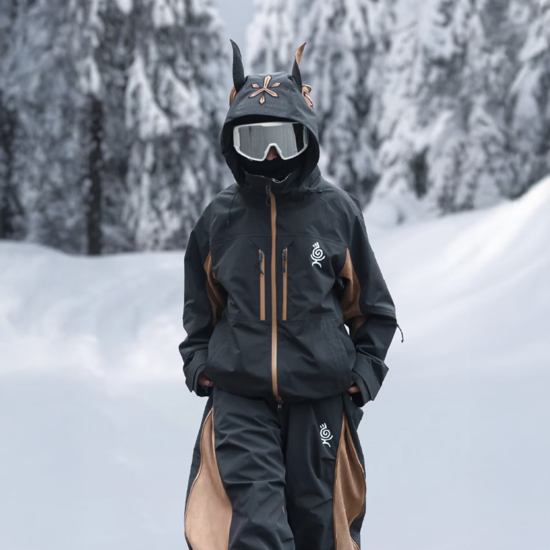 YEYEPOP Doberman Insulated Ski & Snowboard Jacket - Unisex