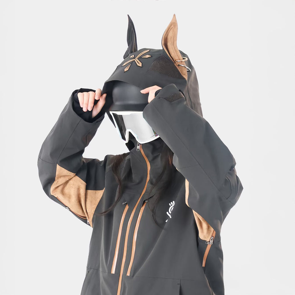 YEYEPOP Doberman Insulated Ski & Snowboard Jacket - Unisex