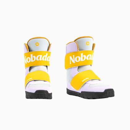 Bottes de neige enfant Nobaday violet jaune