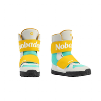 Bottes de neige Nobaday pour enfants, jaune menthe