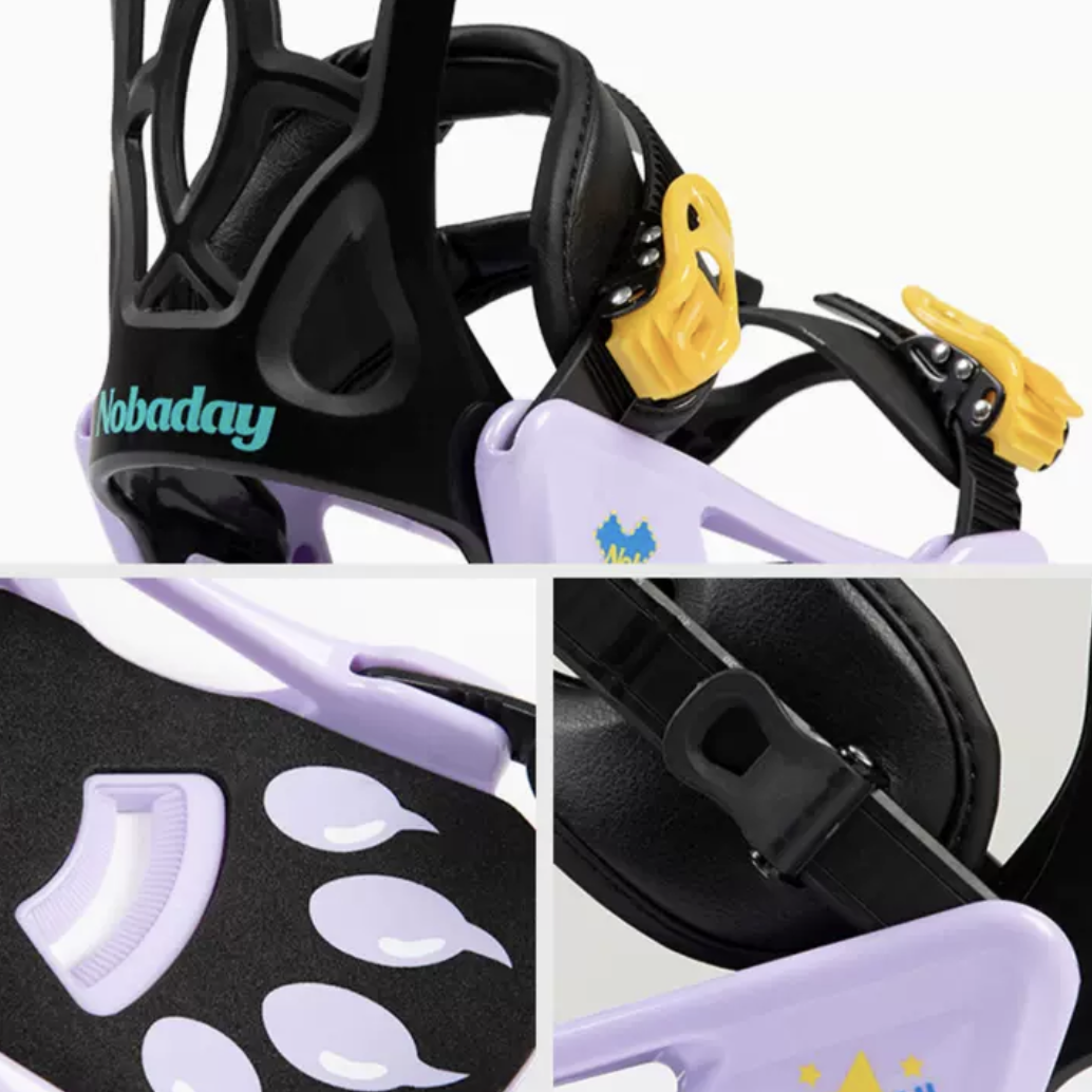 Fixations de snowboard pour enfants Nobaday