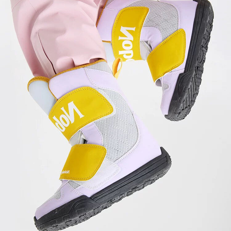 Nobaday Kids' Snow Boots Purple Yellow