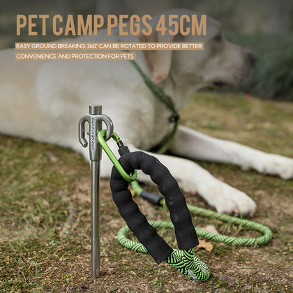 Campingmoon Stainless Steel Dog/ Pet Stake K45
