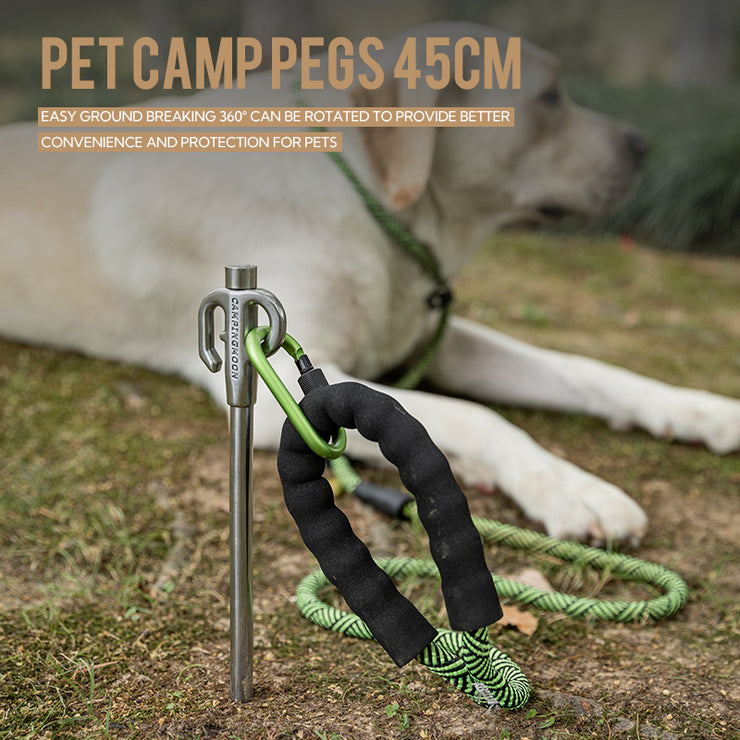 Campingmoon Stainless Steel Dog/ Pet Stake K45