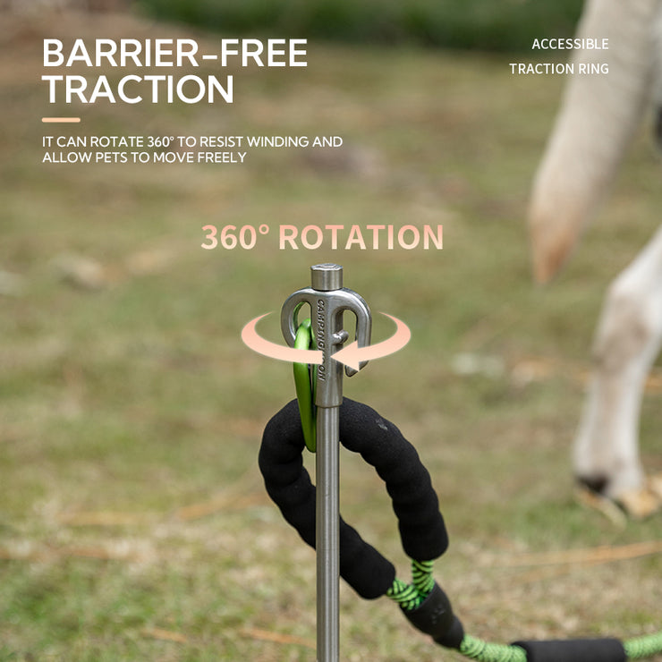 Campingmoon Stainless Steel Dog/ Pet Stake K45