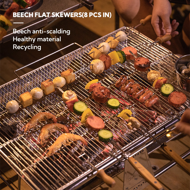 Campingmoon Flat Baking Pins – 8Pcs K-480