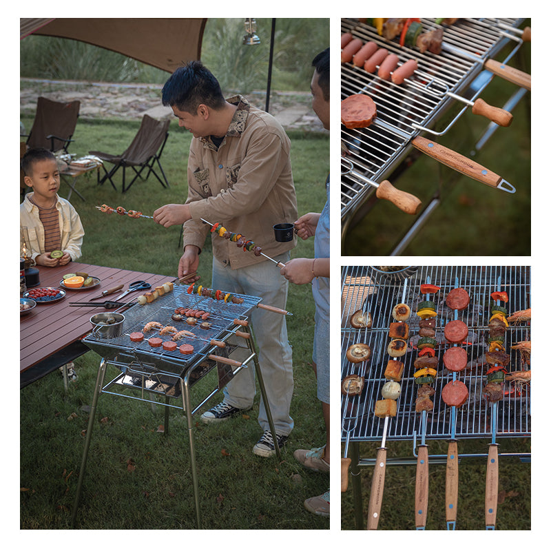 Campingmoon Flat Baking Pins – 8Pcs K-480