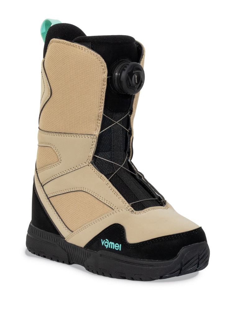 VAMEI Kids Brown Snowboard Boots - Jr