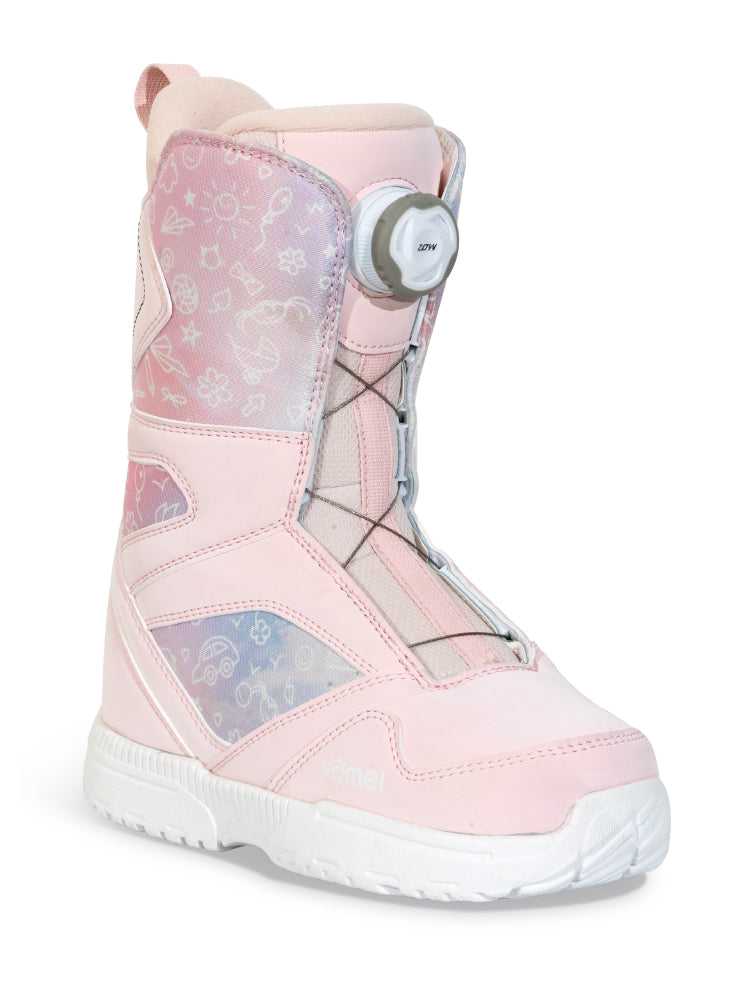 VAMEI Kids Pink Snowboard Boots - Jr
