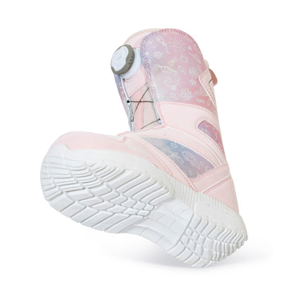 VAMEI Kids Pink Snowboard Boots - Jr