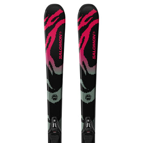 Salomon QST Jr S + C5 GW Skis - Junior - L QST JR BLACK S C5 GW