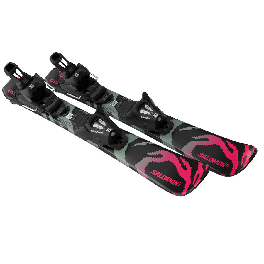 Salomon QST Jr XS + C5 GW Skis - Junior - L QST JR BLACK XS C5 GW