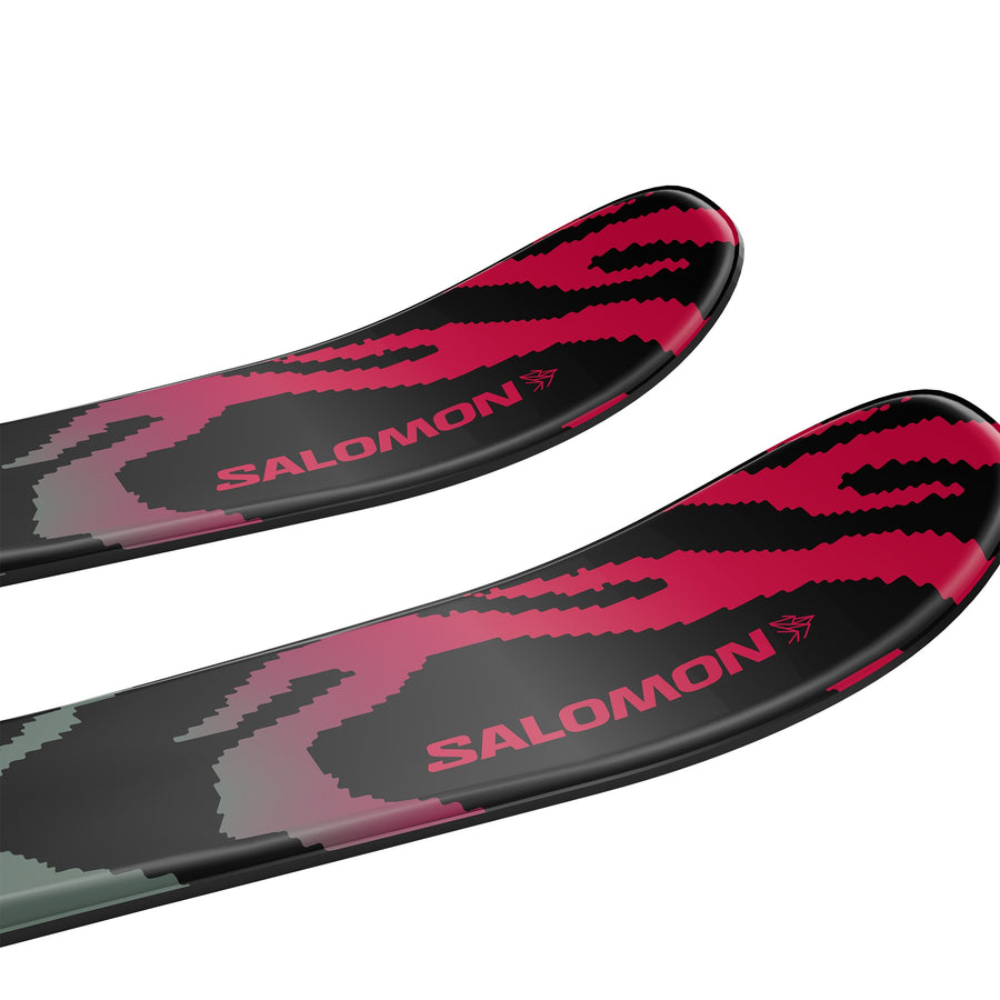 Salomon QST Jr XS + C5 GW Skis - Junior - L QST JR BLACK XS C5 GW