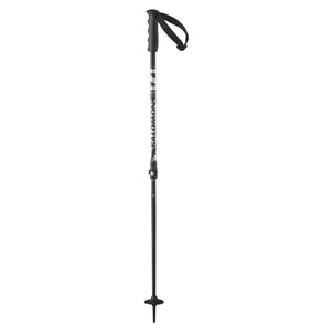 Salomon Steep Vario Jr Ski Poles - Junior - Black Silver