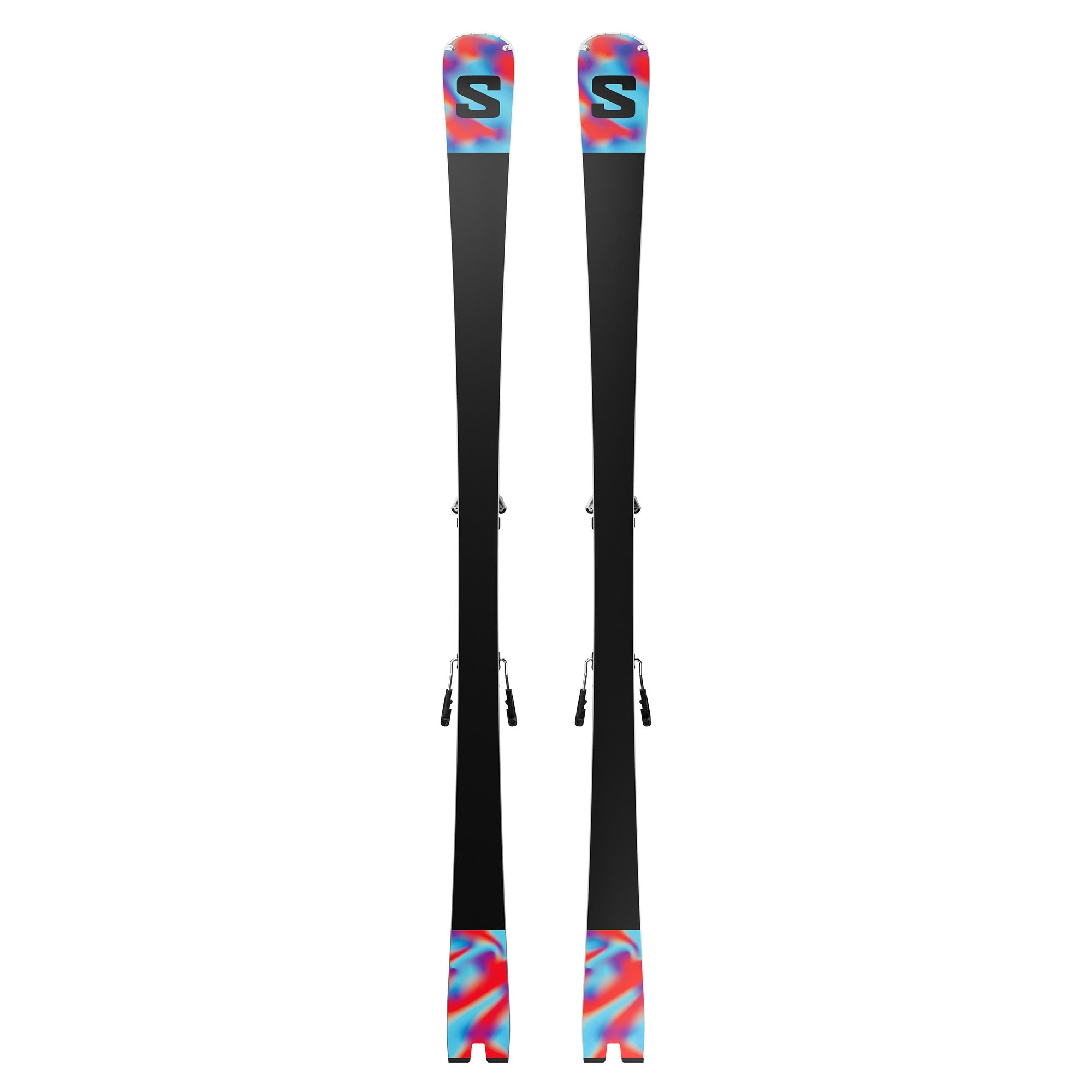 Salomon E Addikt + MI12 GW Skis - White — official Salomon product image