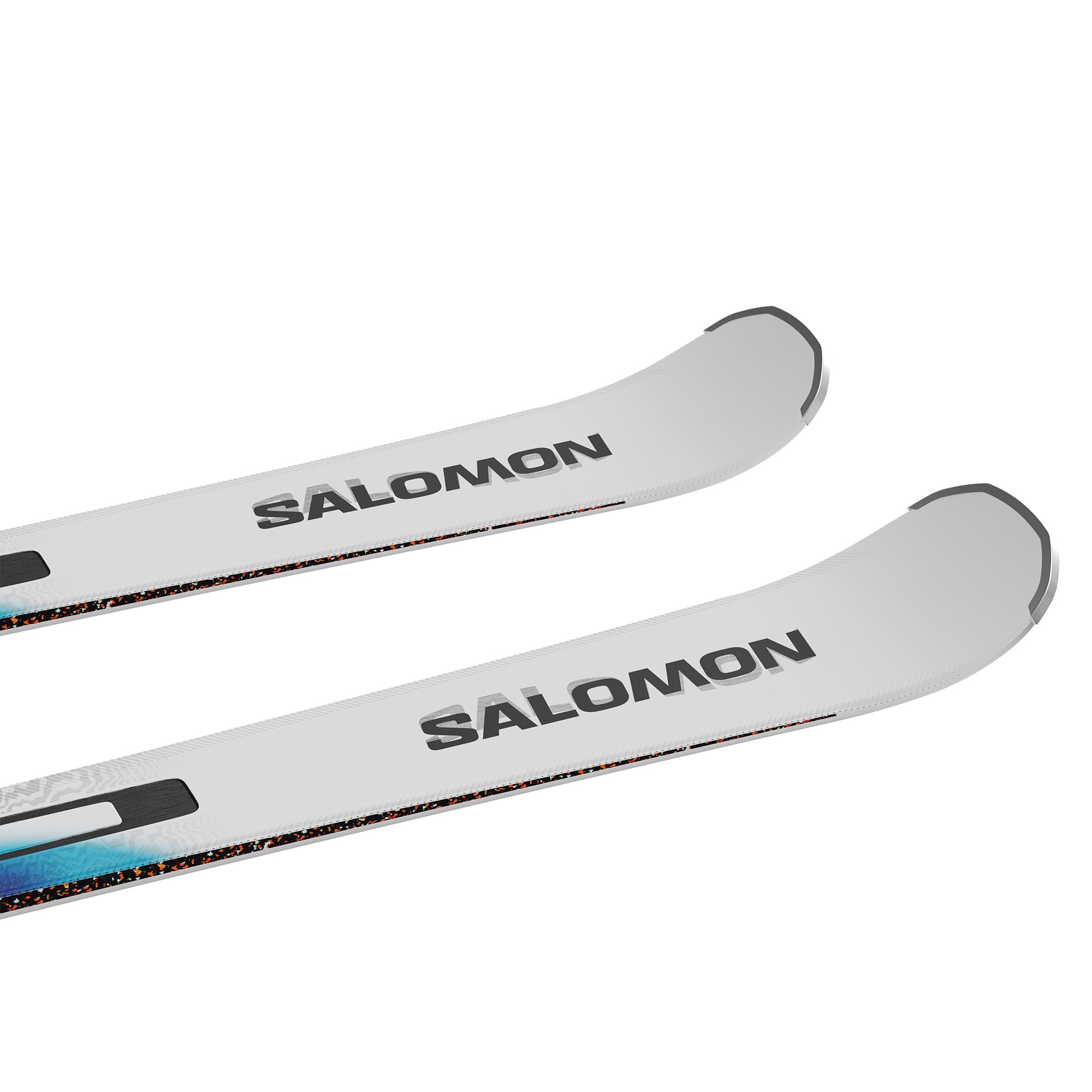 Salomon E Addikt + MI12 GW Skis - White — official Salomon product image