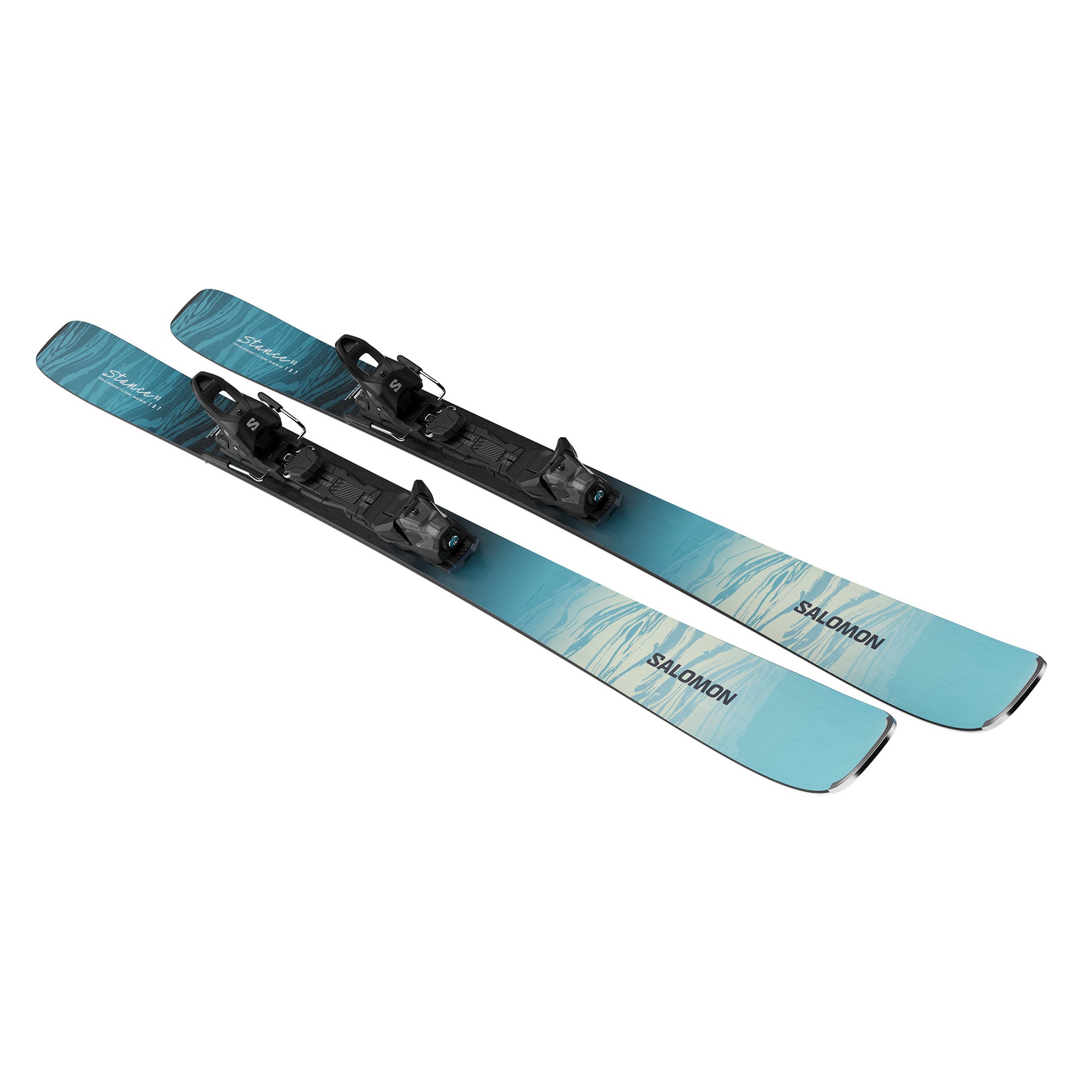 Salomon E Stance W 80 + M10 GW Skis - Women's — official Salomon product image