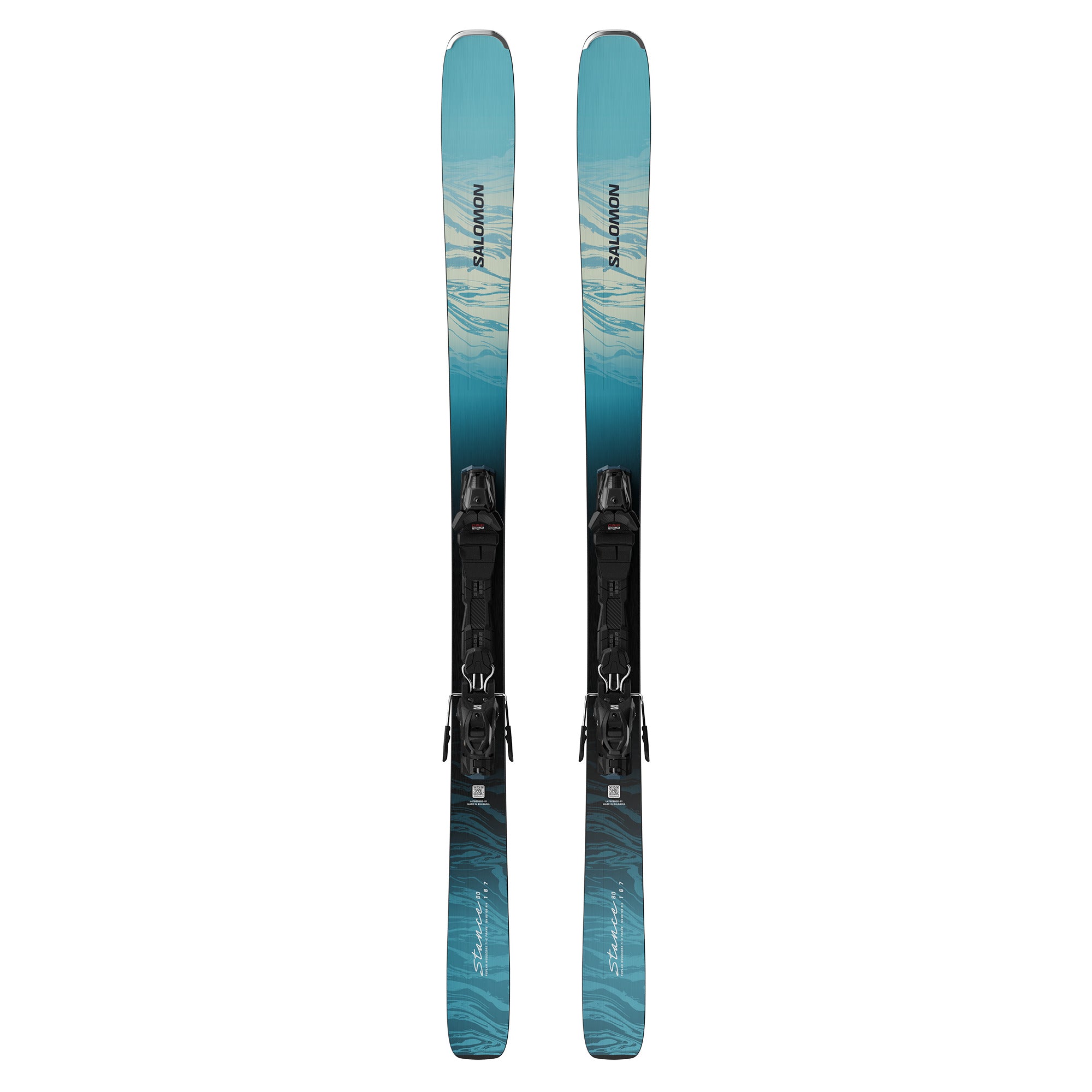 Salomon E Stance W 80 + M10 GW Skis - Women's — official Salomon product image