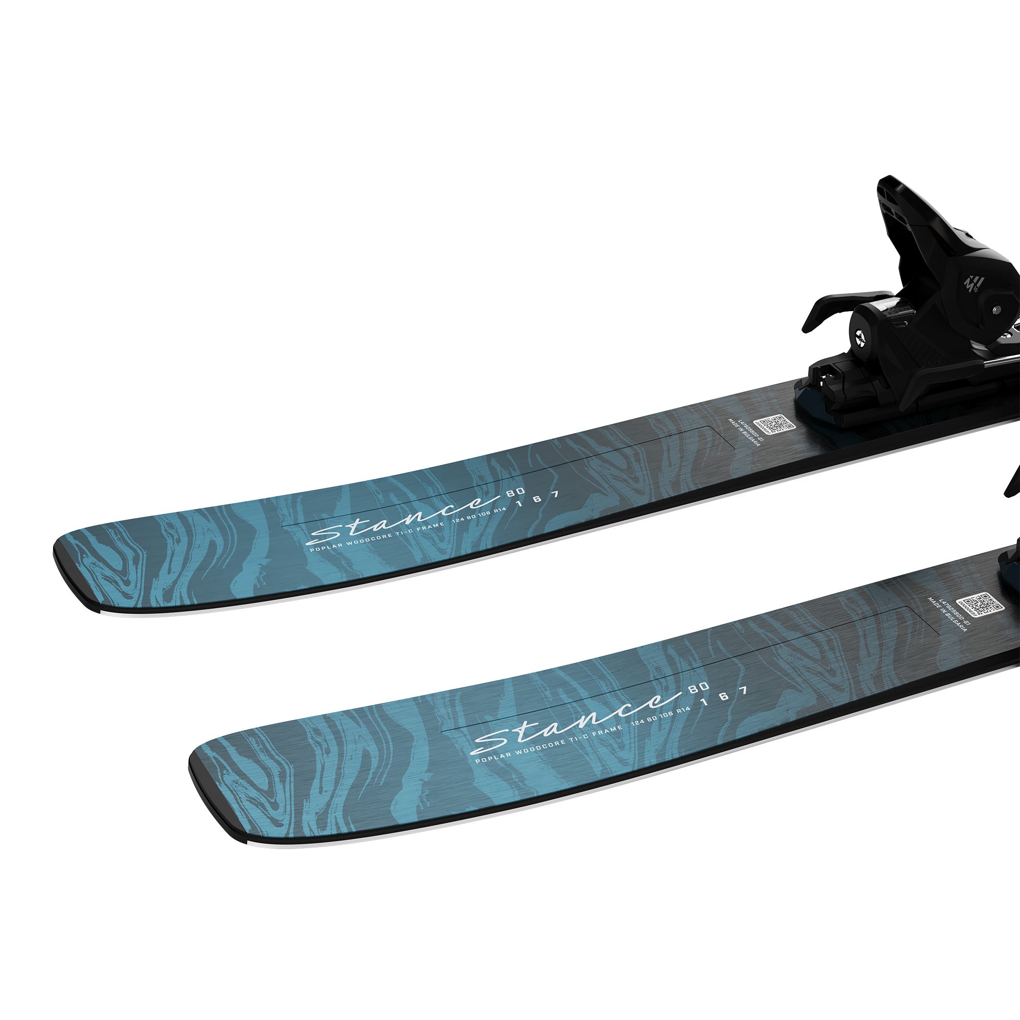 Salomon E Stance W 80 + M10 GW Skis - Women's — official Salomon product image
