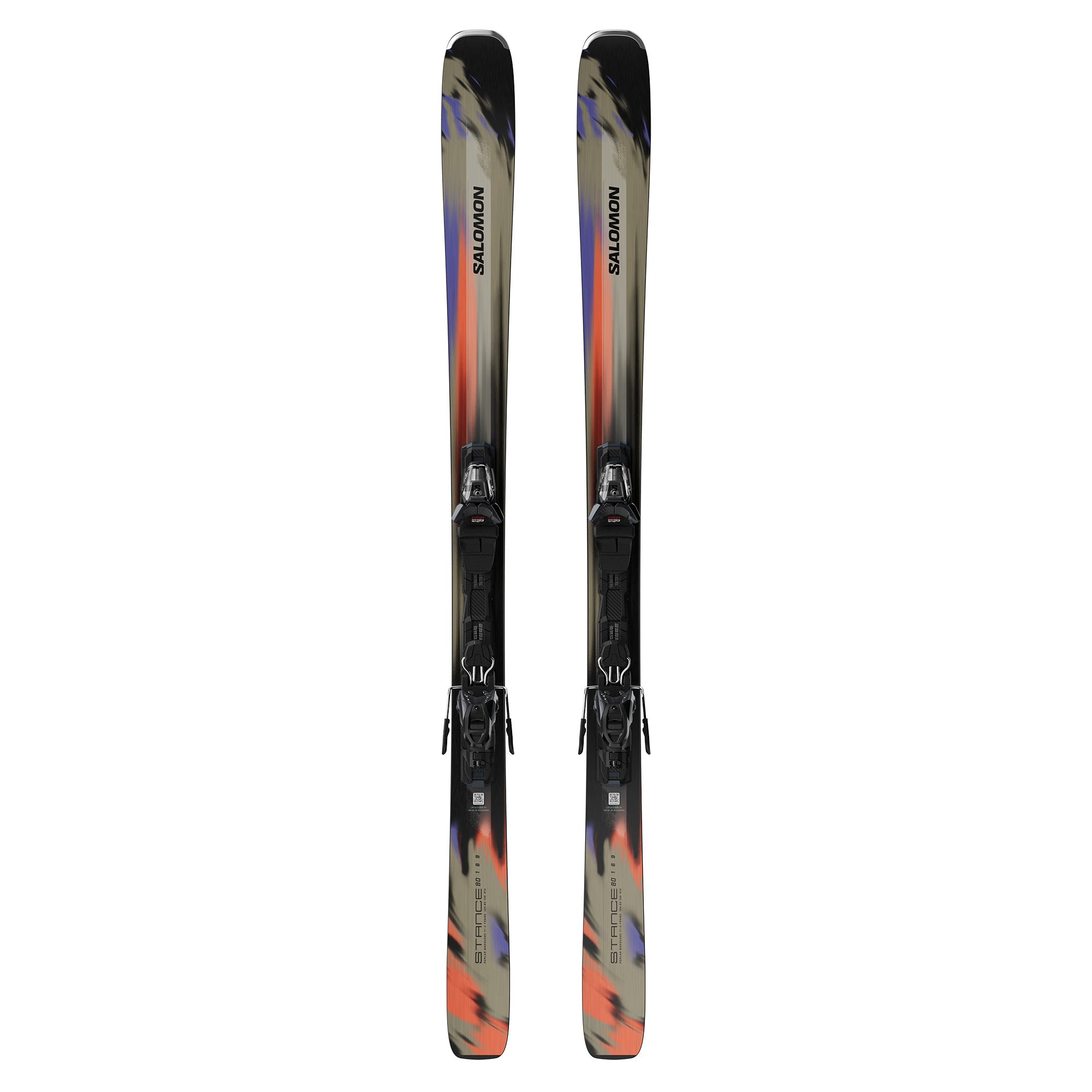 Salomon E Stance 80 + M11 GW Skis — official Salomon product image