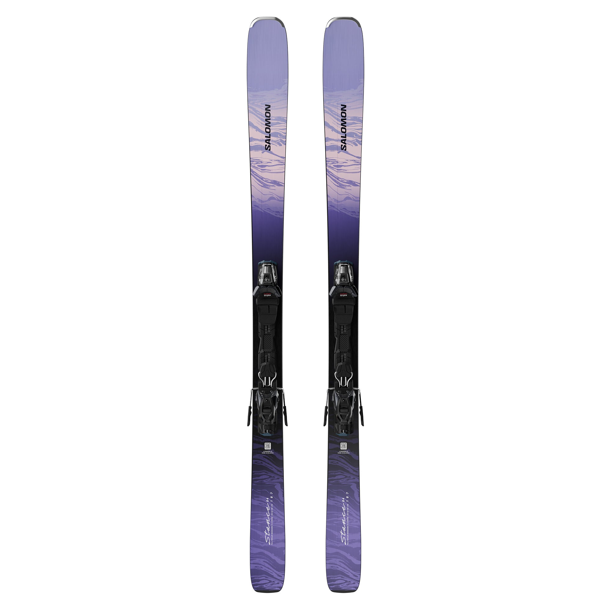 Salomon E Stance W 84 + M11 GW Skis - Women's — official Salomon product image