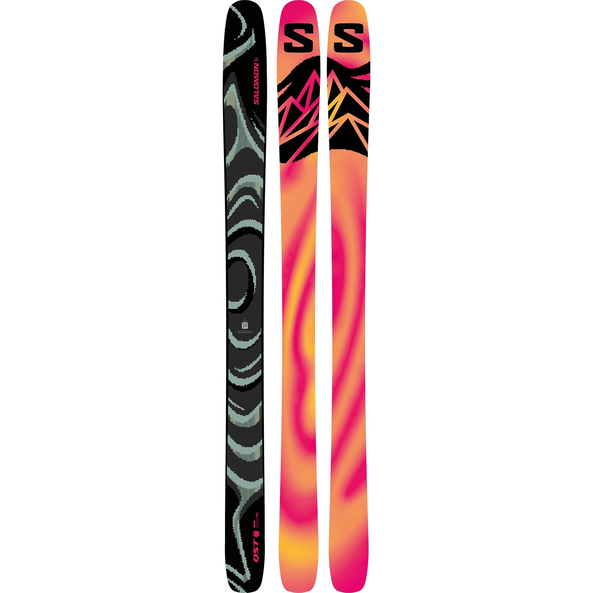 Salomon QST 100 Skis - Black - N QST100 Black