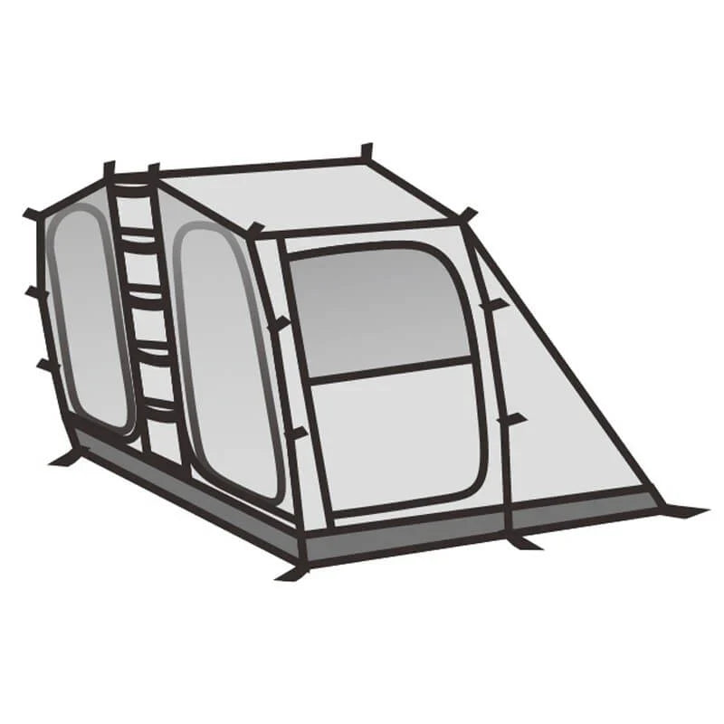 Mobi Garden LS inner tent with mesh doors, shown standing on its own