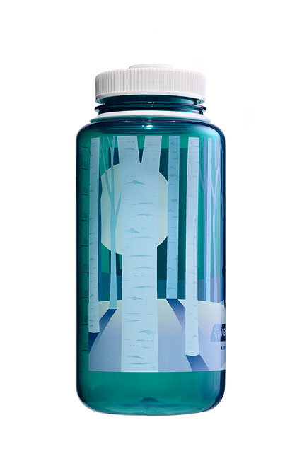 Nalgene 32oz Wide Mouth Sustain Bottle - Negative Landscape Forest (Trout)