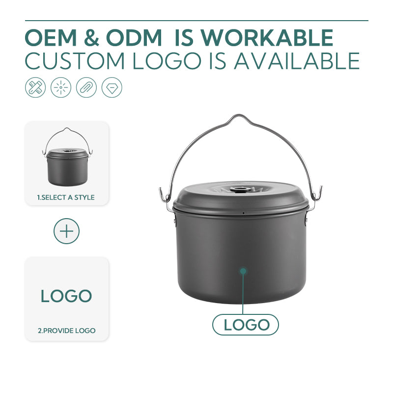 Campingmoon Small Hanging Pot