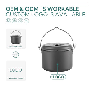 Campingmoon Small Hanging Pot