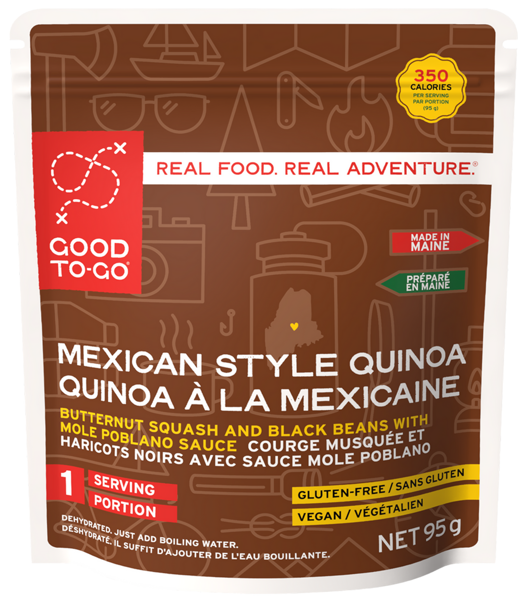 Good To-Go Mexican Quinoa Bowl single serving pouch front