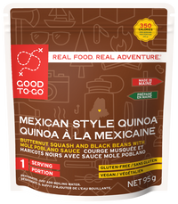 Good To-Go Mexican Quinoa Bowl single serving pouch front