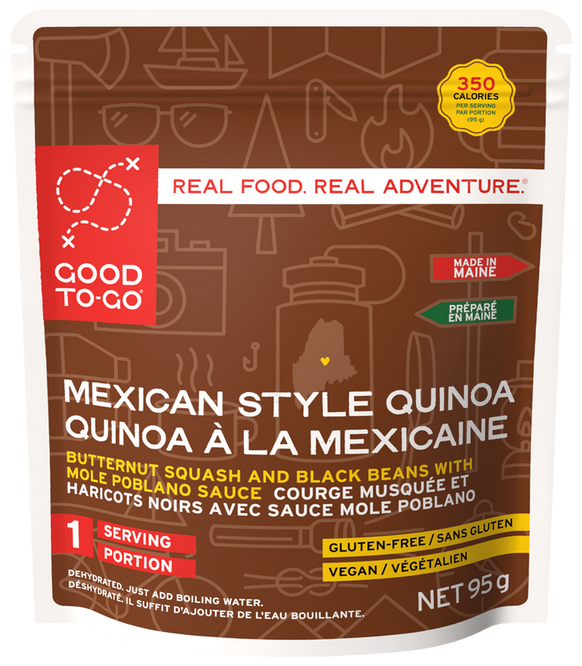 Good To-Go Mexican Quinoa Bowl single serving pouch front