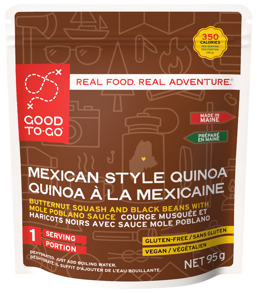 Good To-Go Mexican Quinoa Bowl single serving pouch front