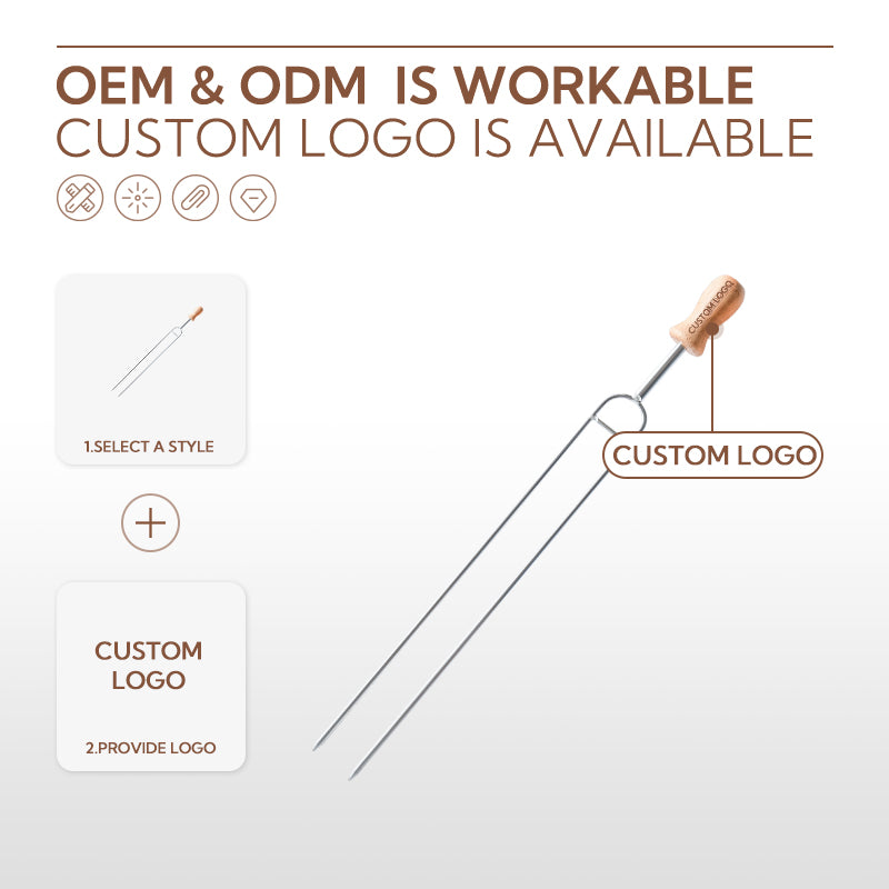 Campingmoon 8-In-1 Grill Fork