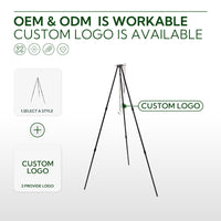 Campingmoon 3-Section Tripod – Black