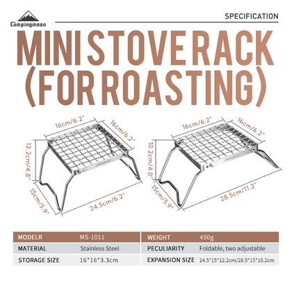 Campingmoon Split Fire Grill MS-1011