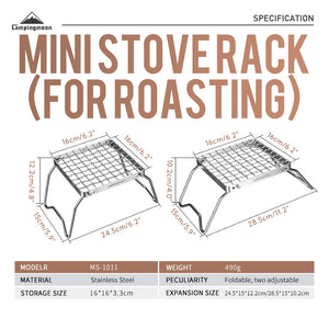 Campingmoon Split Fire Grill MS-1011