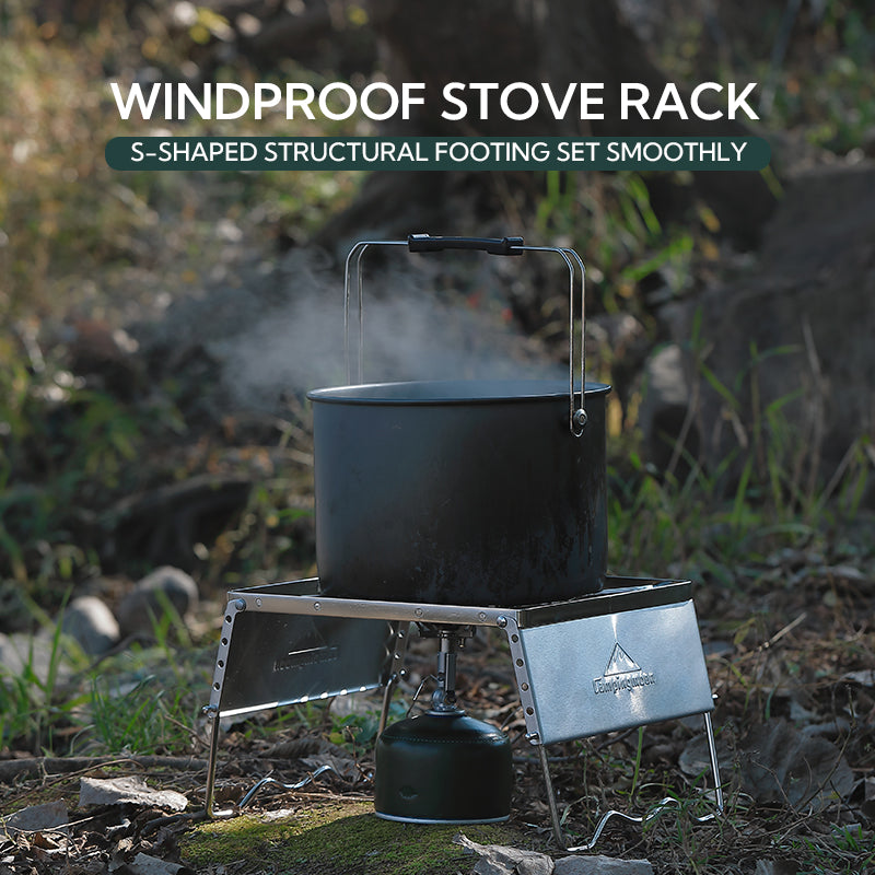Camping Moon Grill + Windscreen MS-1018-SW