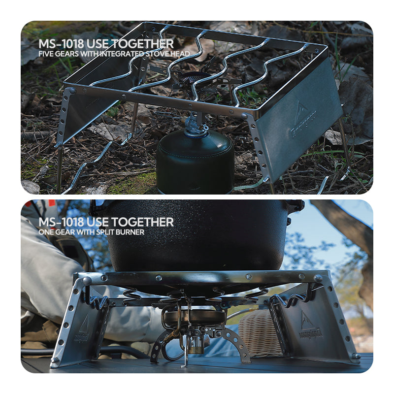 Camping Moon Grill + Windscreen MS-1018-SW