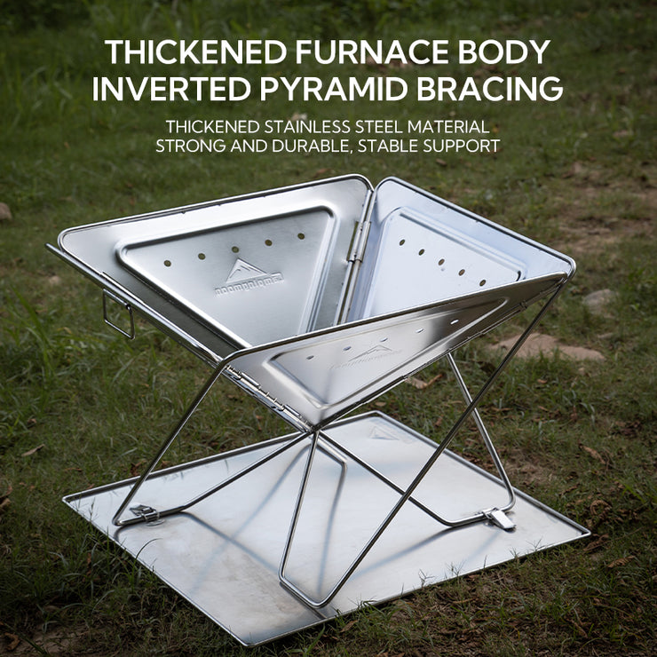 Campingmoon 20X13In Fire Pit Grill MT-035