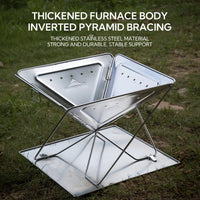 Campingmoon 20X13In Fire Pit Grill MT-035