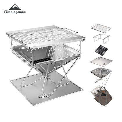 Campingmoon 14In Foldable Grill MT-045