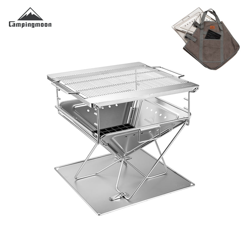 Campingmoon 14In Foldable Grill MT-045